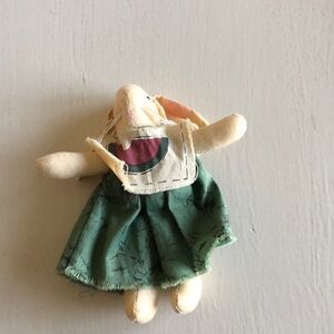 Small country stuffed bunny